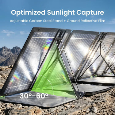 GEYOTO 200W Portable Bifacial Foldable Solar Panel | S200 GEYOTO Official Store