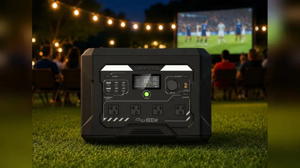 Portable Generator for Watch Party