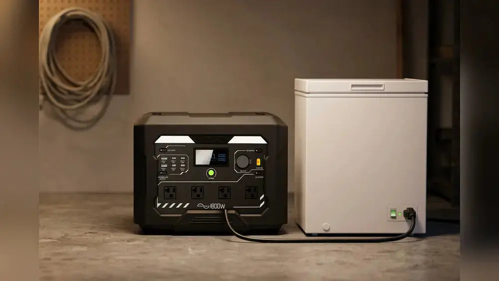 Portable Power Station for Refrigerator Backup