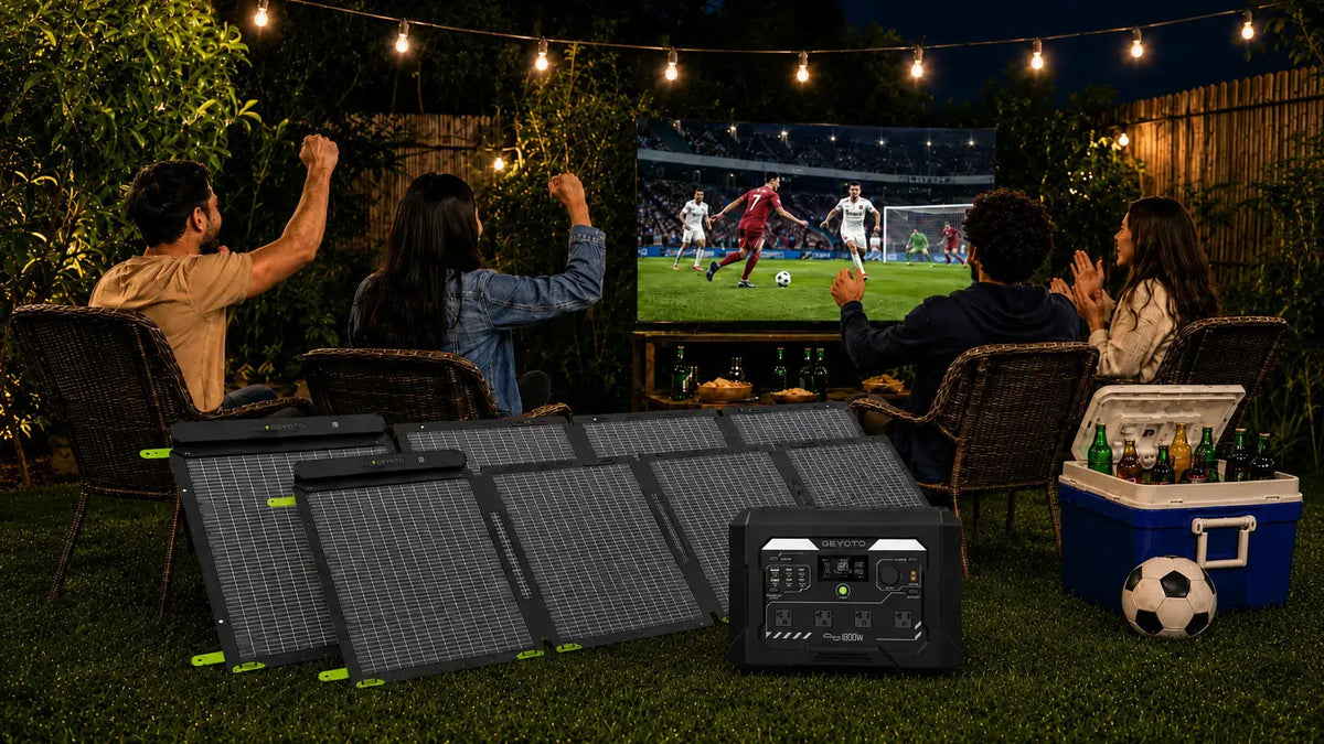 portable generator for watch party