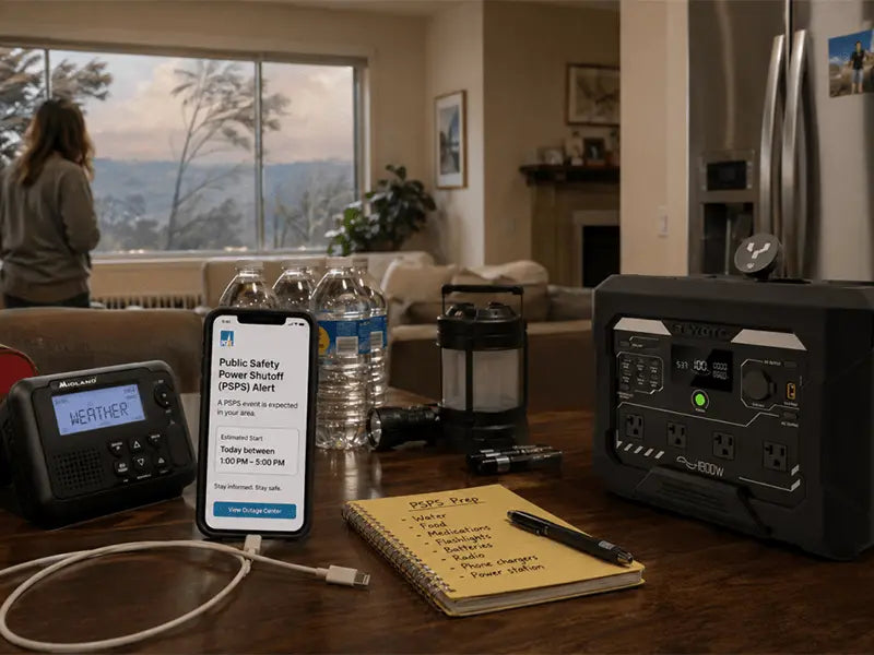 What Is a PSPS? California Wildfire Power Shutoffs and How to Build a Backup Power Plan