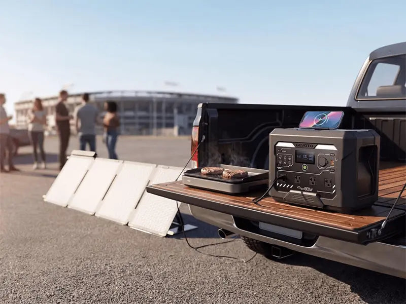 Pellet Grill Tailgate Power Guide: Watts, Runtime & Battery Size