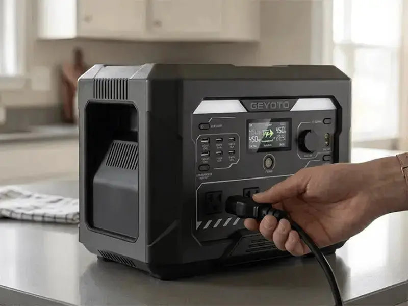 GEYOTO N1000 Review: A Fast Charging Solar Generator That Keeps Home Essentials Running During Outages