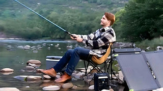 portable power station for fishing