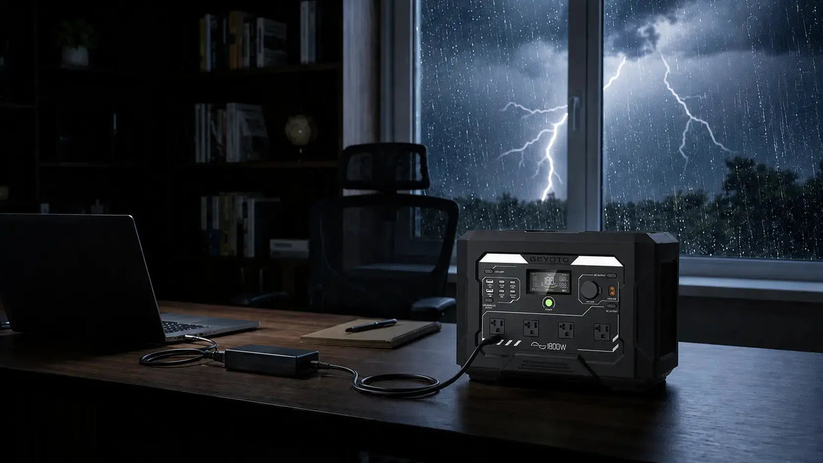 solar powered emergency generator