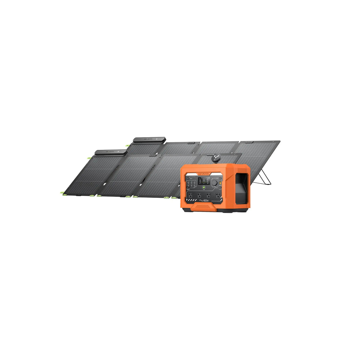 Panel solar bifacial portátil S200 | Plegable de 200 W