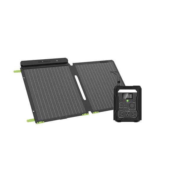 GEYOTO N300 Solar Generator Kit with 100W Panel