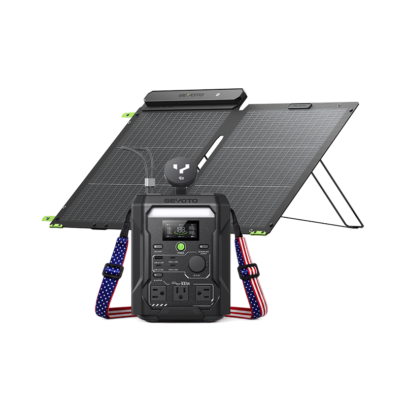 N300 Portable Solar Generator | 256Wh, 300W