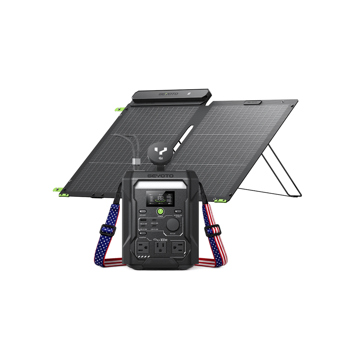 N300 Portable Solar Generator (256Wh) – Labor Day Exclusive
