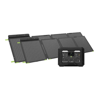 GEYOTO N1000 Solar Generator Kit — 1024Wh + 200W × 2 Panels