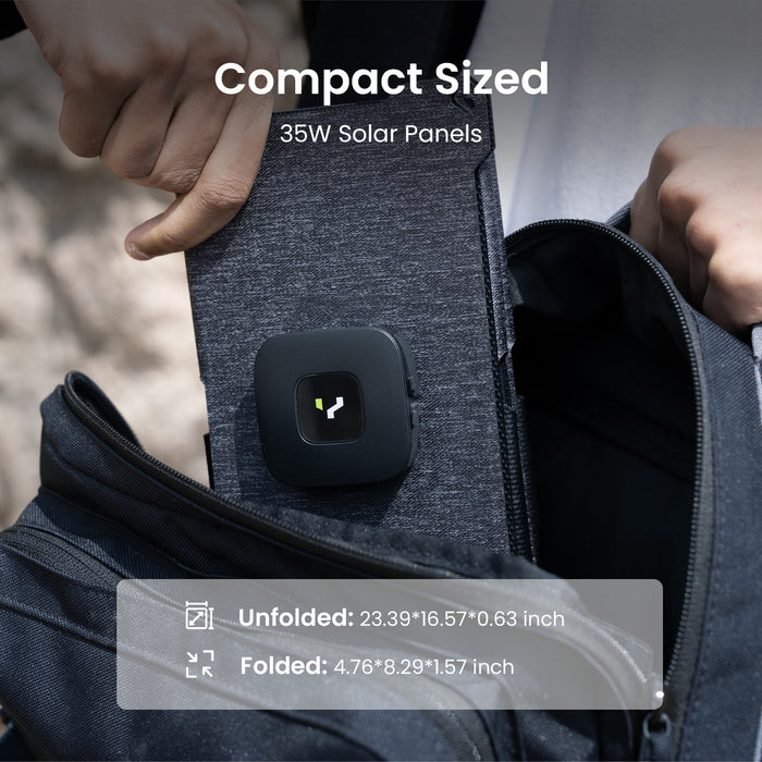 GEYOTO 35W Portable Solar Panel
