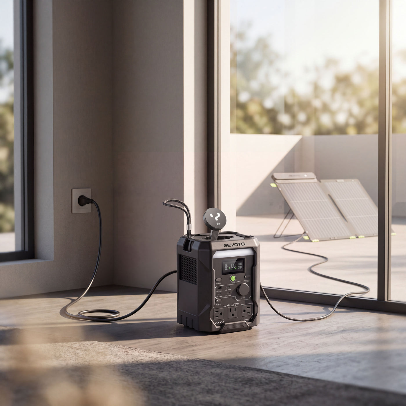 AC+Solar Input
