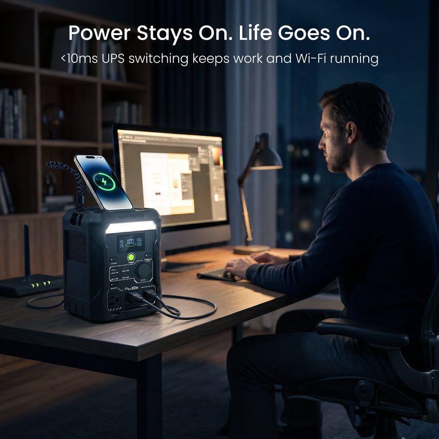 N300 Portable Power Station | 256Wh, 300W GEYOTO Official Store