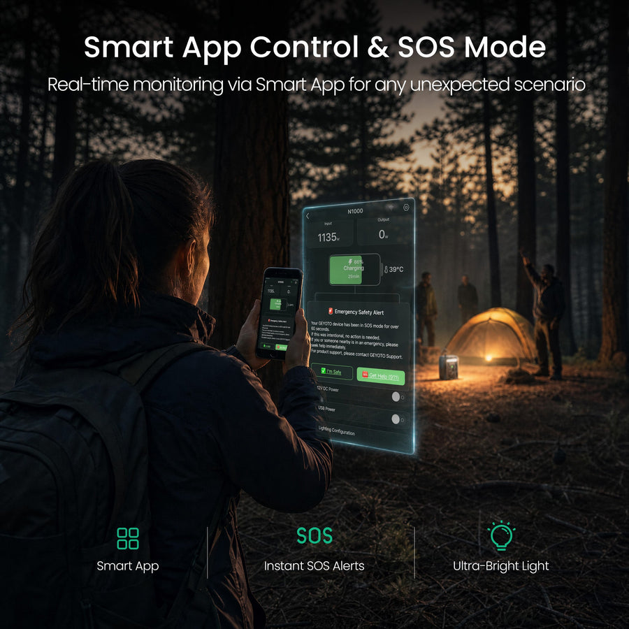 N300 Portable Power Station | 256Wh, 300W GEYOTO Official Store