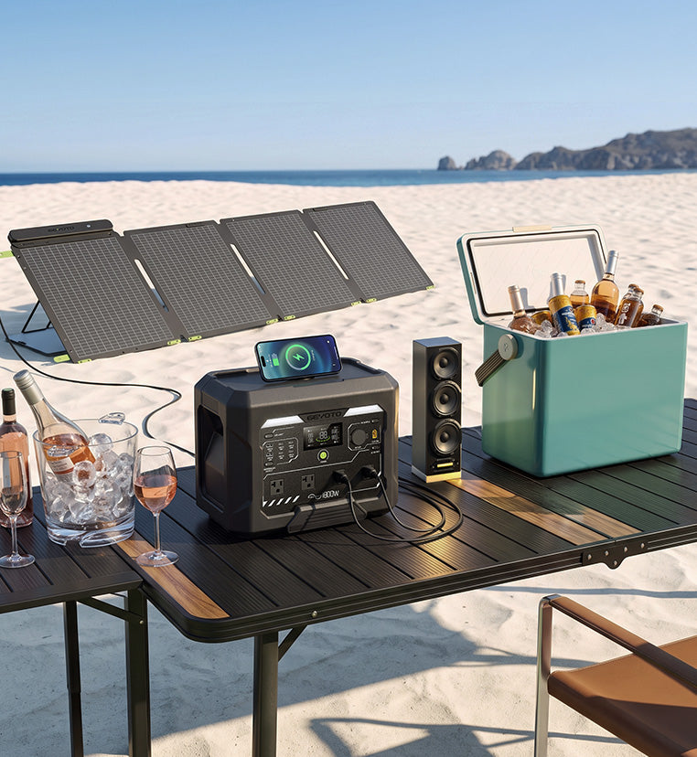 N1000 Portable Solar Generator | 1024Wh, 1800W