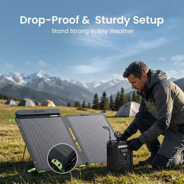 GEYOTO 100W Portable Bifacial Foldable Solar Panel | S100 GEYOTO Official Store