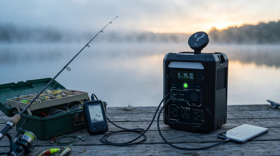 Night Fishing Power Setup: Lights, Fish Finders, Phones & Safety Gear