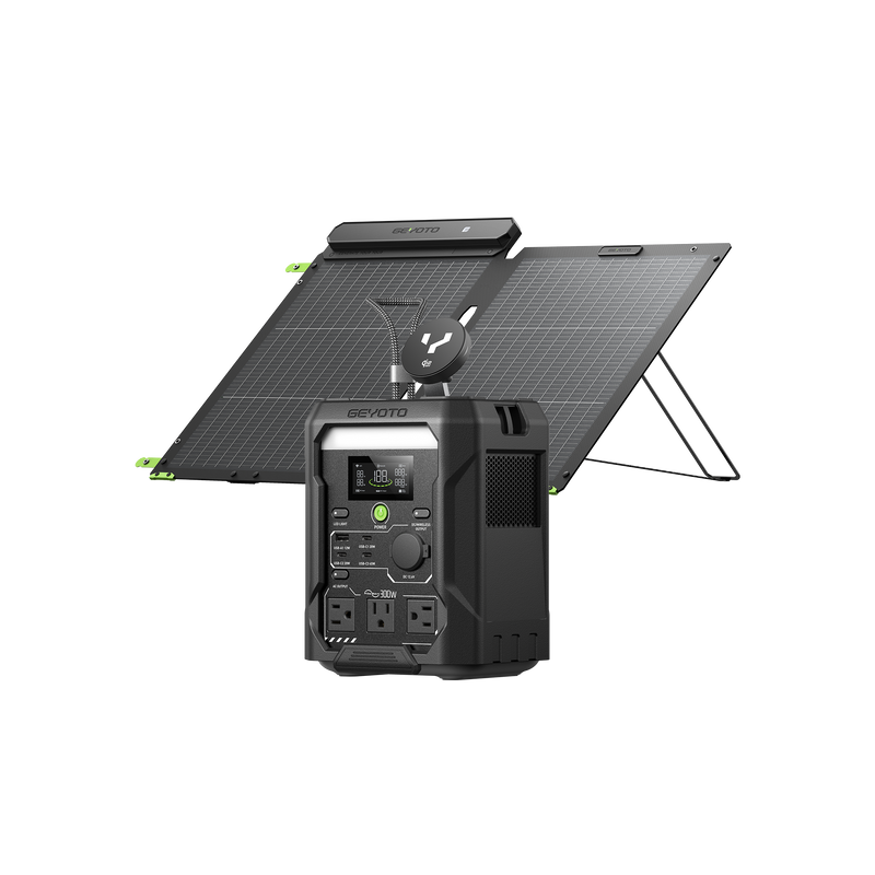 N300 Portable Solar Generator | 256Wh, 300W