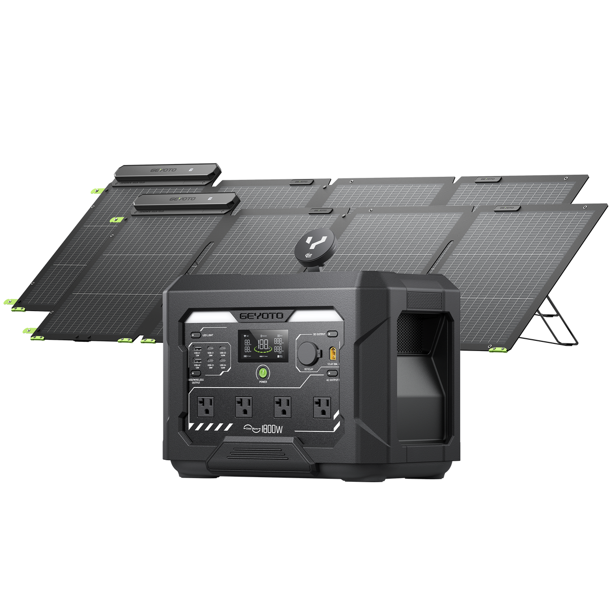 N1000 Kit generador solar | 2 paneles solares de 200 W