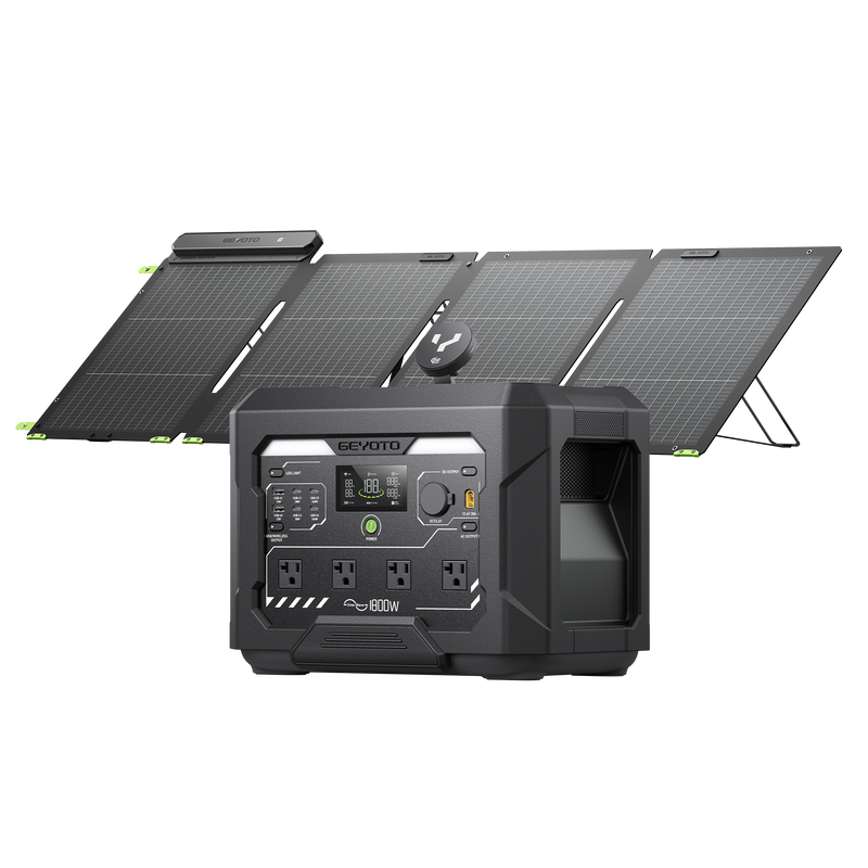 N1000 Portable Solar Generator | 1024Wh, 1800W
