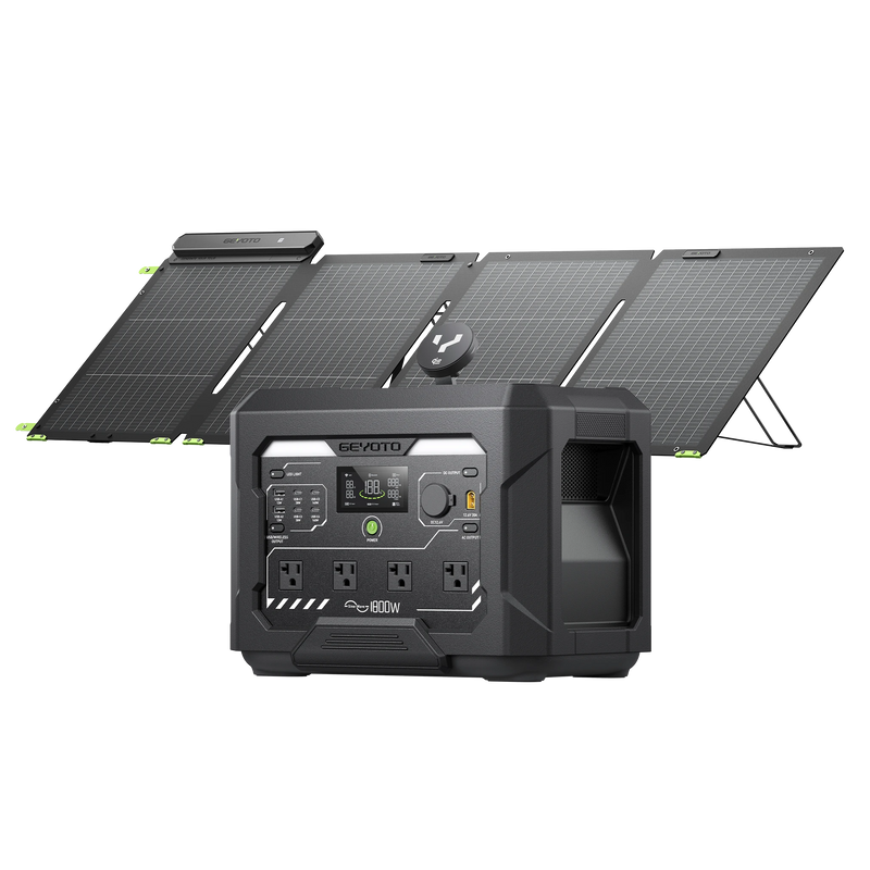 N1000 Portable Solar Generator | 1024Wh, 1800W