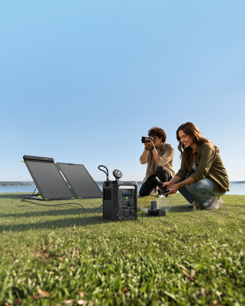 N300 Portable Solar Generator (256Wh) – Labor Day Exclusive