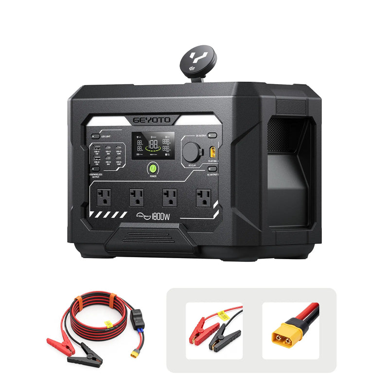 GEYOTO N1000 Portable Power Station with Jumper Cable (x1)
