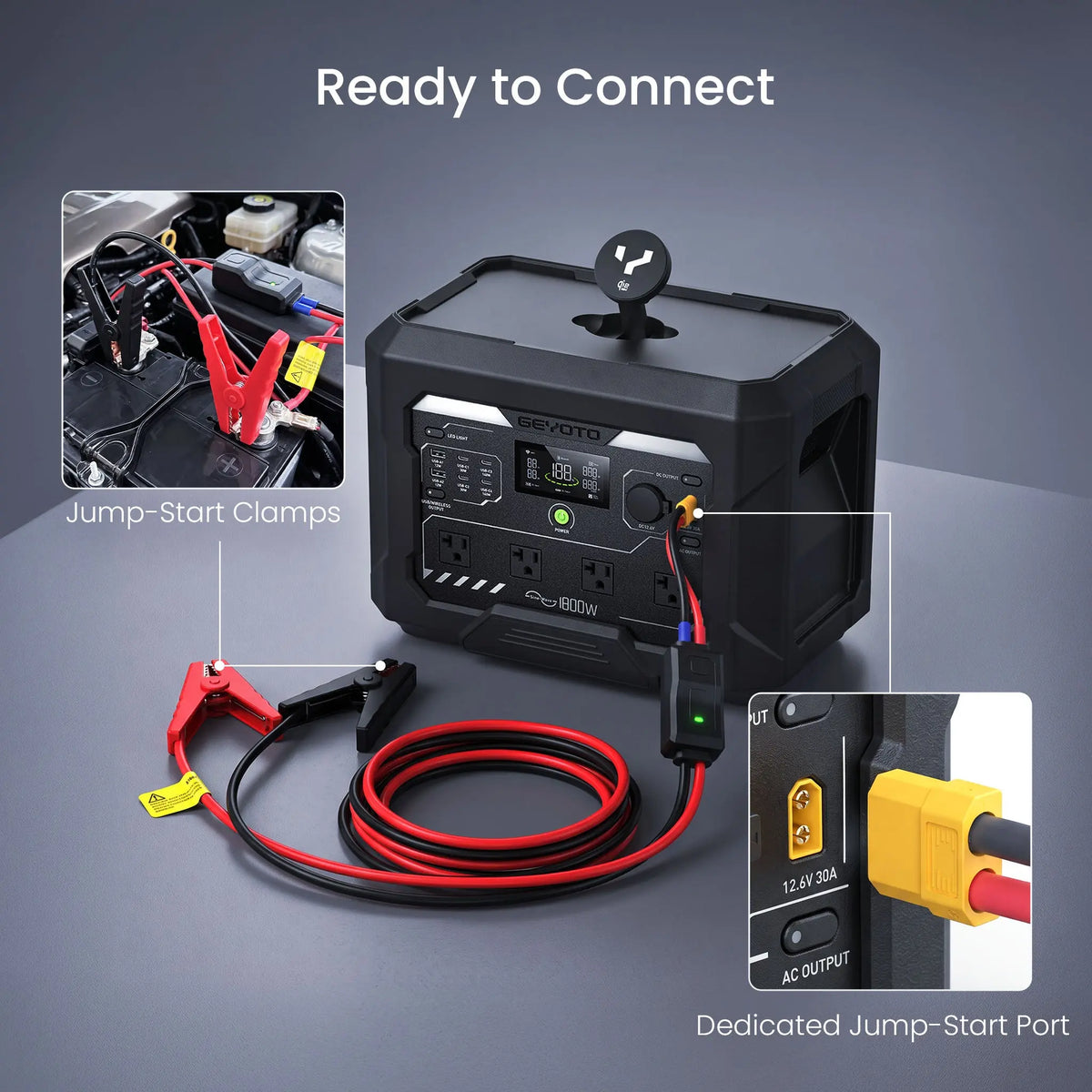 [Pre-order] N1000 Portable Power Station with Jumper Cable