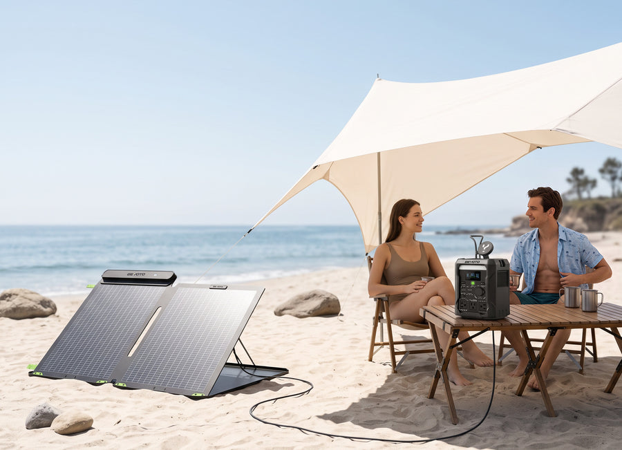 Put the Panel in Sun<br> Keep Your Power in Shade