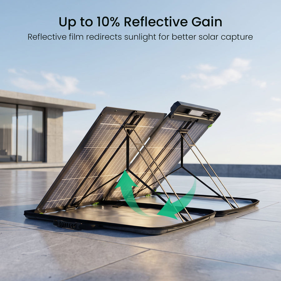 S100 Portable Bifacial Solar Panel | 100W Foldable GEYOTO Official Store