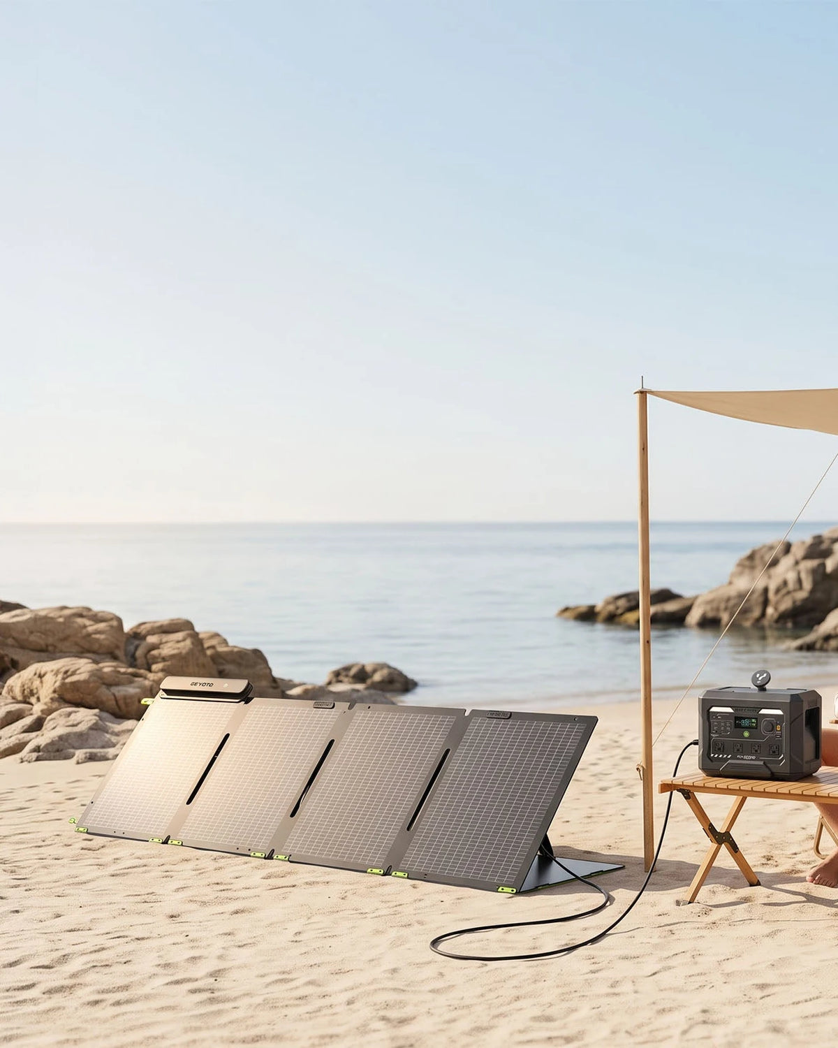 N1000 Portable Solar Generator | 1024Wh, 1800W