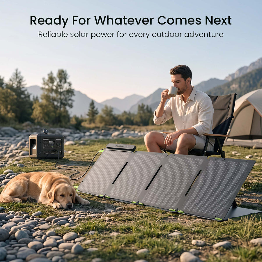 S200 Portable Bifacial Solar Panel | 200W Foldable GEYOTO Official Store