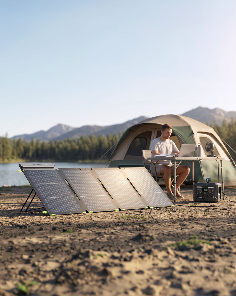 S200 Portable Bifacial Solar Panel | 200W Foldable