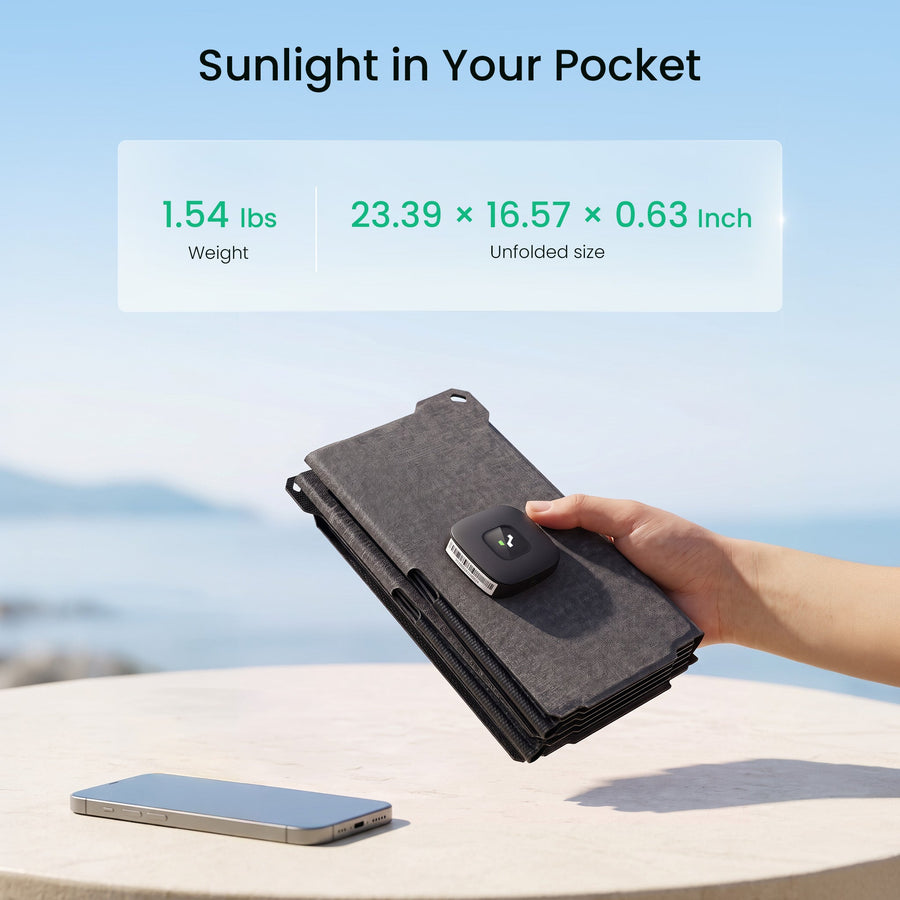 S35 Portable Solar Panel | 35W, USB-A & Type-C GEYOTO Official Store