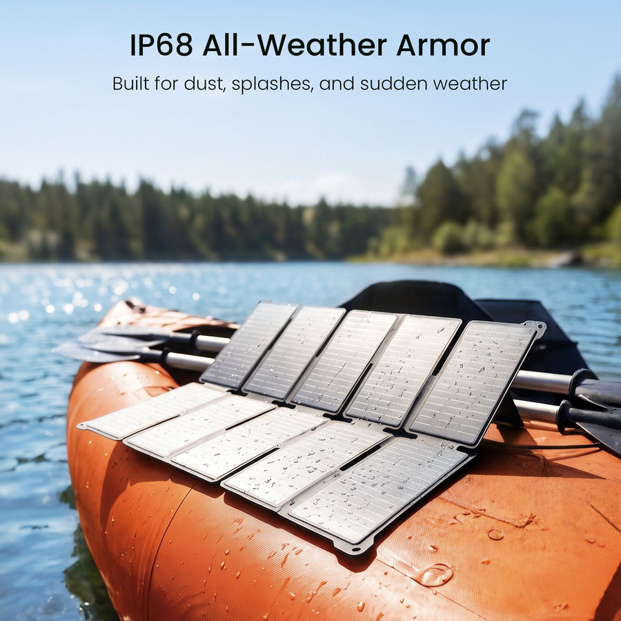 S35 Portable Solar Panel | 35W, USB-A & Type-C GEYOTO Official Store