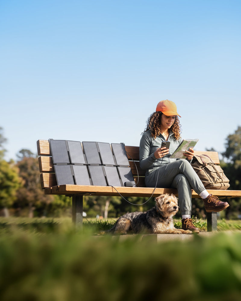 S35 Portable Solar Panel | 35W, USB-A & Type-C