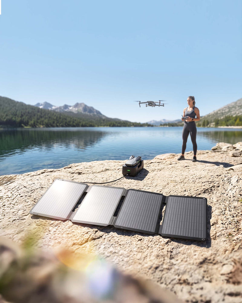 S45 Portable Solar Panel | 45W, USB-A & 2x Type-C